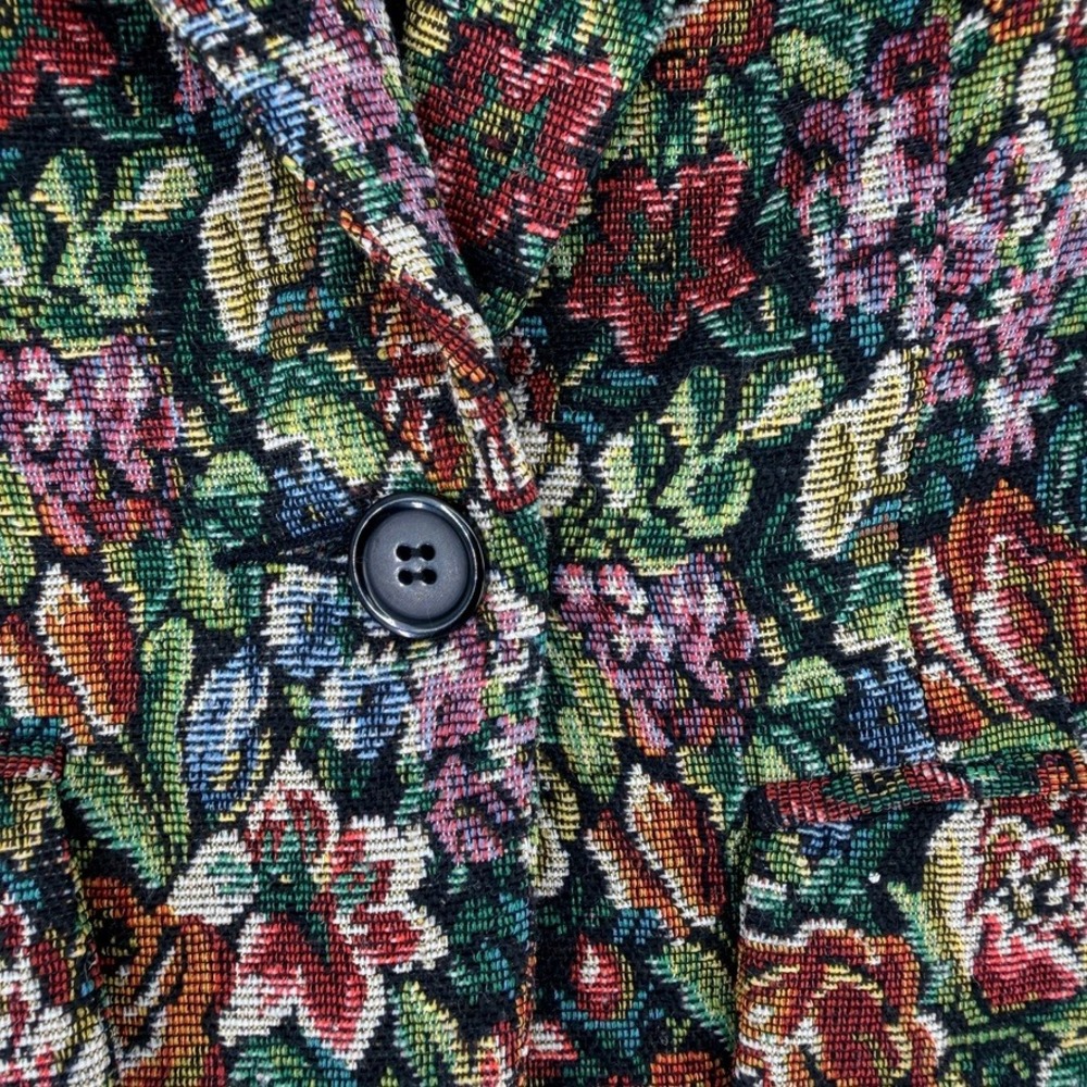 Tabitha Anthropologie Floral Tapestry‎ Blazer Jacket Size 4 - Picture 12 of 12